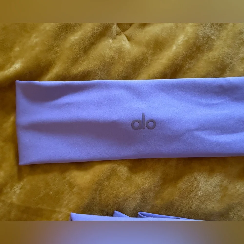 Alo yoga 7/8 High waist airlift legging and heabdbad violet skies